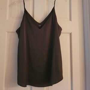 Express Dark Grey Downtown Cami, size Large